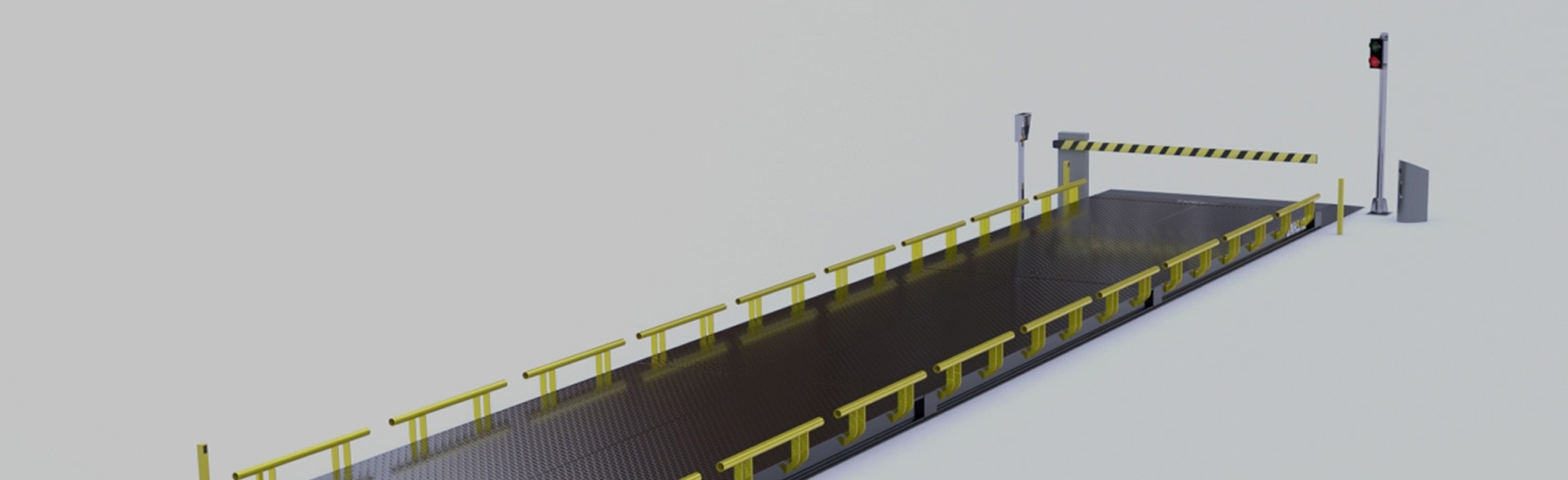 Terminal da báscula-ponte e gestão de dados